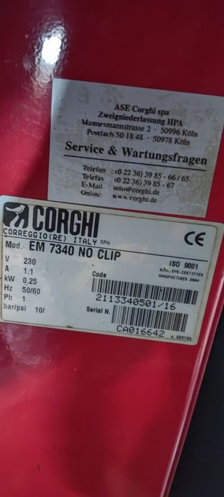 STAN BDB Wyważarka kół Corghi EM 7340