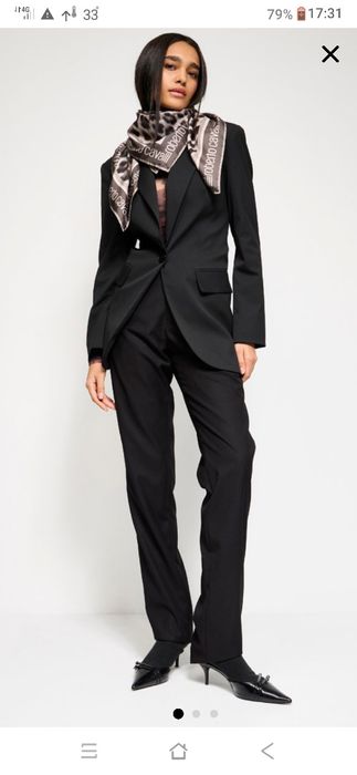 Lenço seda Roberto Cavalli Novo com etiqueta