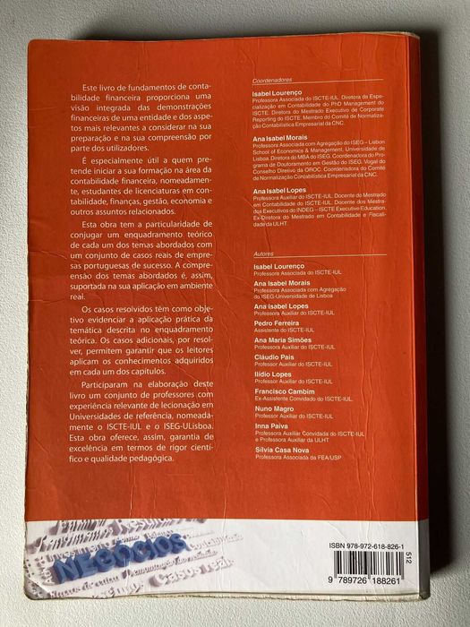 Fundamentos de Contabilidade Financeira - Teoria e Casos