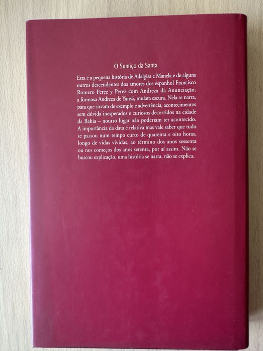 Livro “O Sumiço da Santa” de Jorge Amado