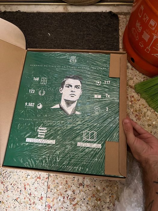 Sporting museu versao inglesa cr7 cristiano ronaldo camisola