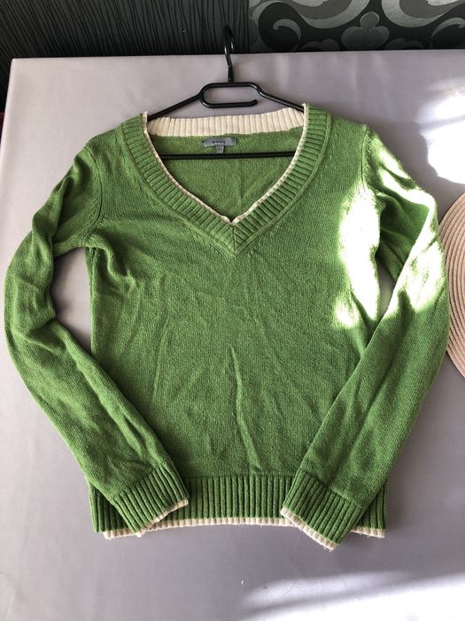Zielony sweterek vintage montego xs