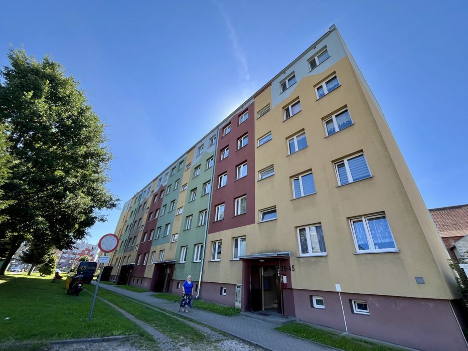 Mieszkanie 48 m² – centrum Prabut, przy rynku, ul. Jagotty