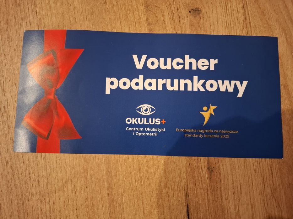 Voucher na badanie kwalifikacyjne do laserowej korekty wzroku
