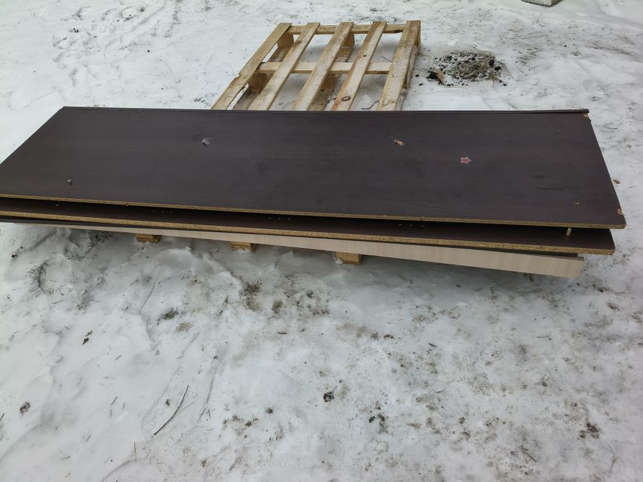 Parapet zewnętrzny/wewnętrzny brąz imitacja drewna