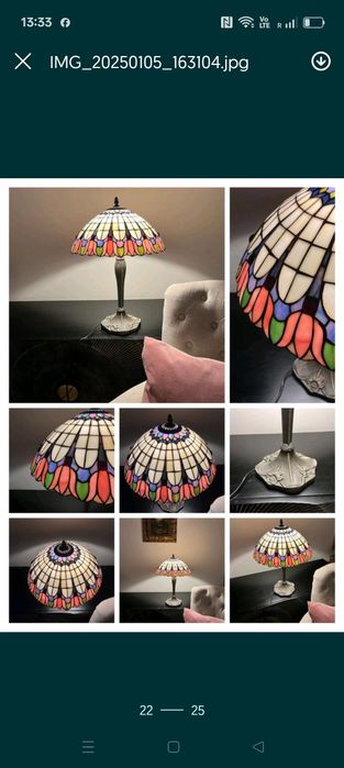 Piękne lampy tiffany