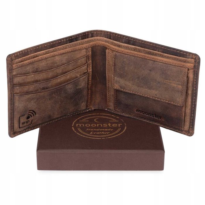 Ekskluzywny portfel męski Moonster Leather Doskonałość w każdej detalu