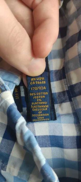 Ralph Lauren koszula logo slim fit stretch oxford