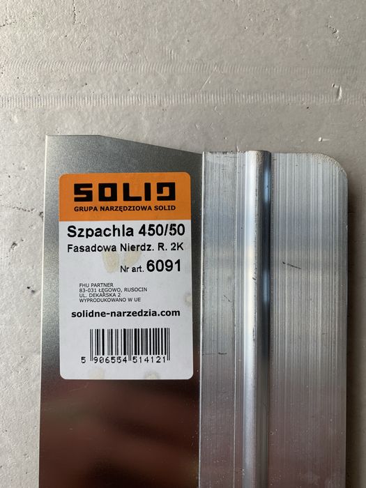Szpachle nierdzewne SOLID 450 mm.