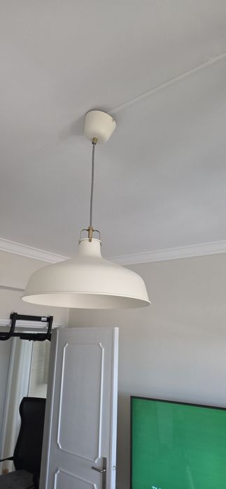 Candeeiro ikea branco marfim