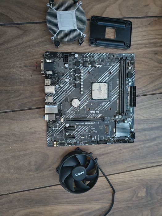 Płyta główna Prime B450M-K II + Procesor AMD 5 2600 z chłodzeniem DO N