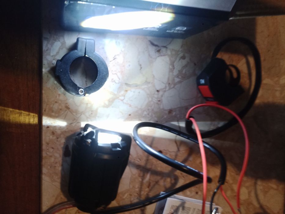 Faróis  suplemetares para moto  duplo clique ,,luz braca /amarela