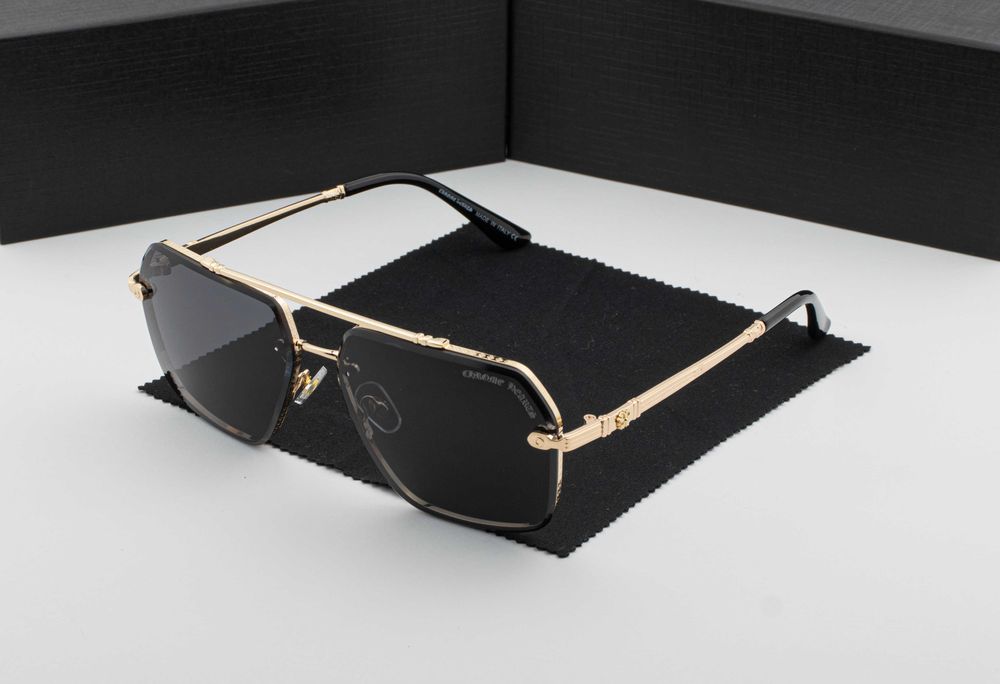 Чоловічі сонцезахисні окуляри Chrome Hearts | UV400 | розкіш і статус