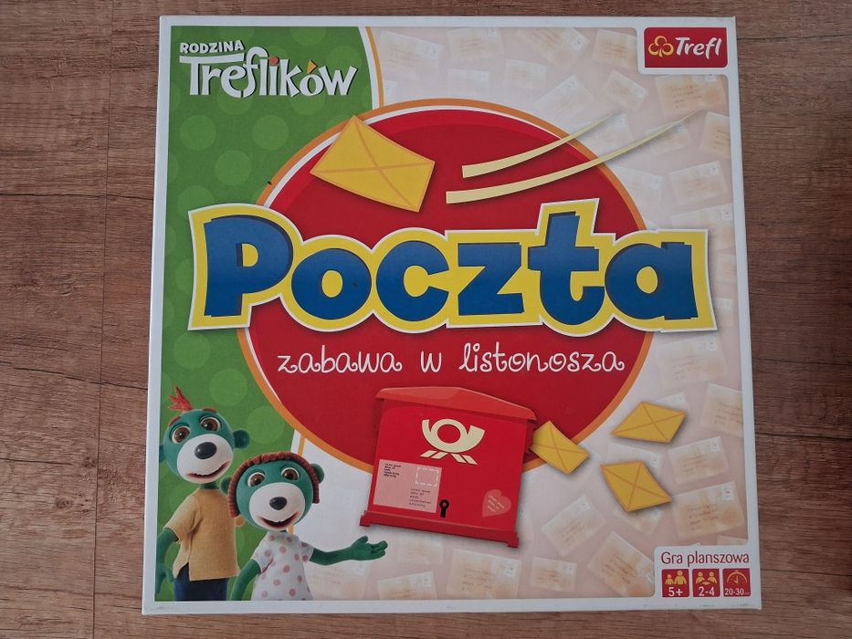 TREFL Poczta Rodziny Treflików gra planszowa, rodzinna