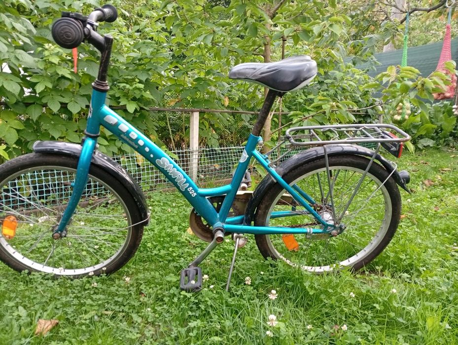 Rower rowerek niebieski dla dziecka 7 8 9 10 latka