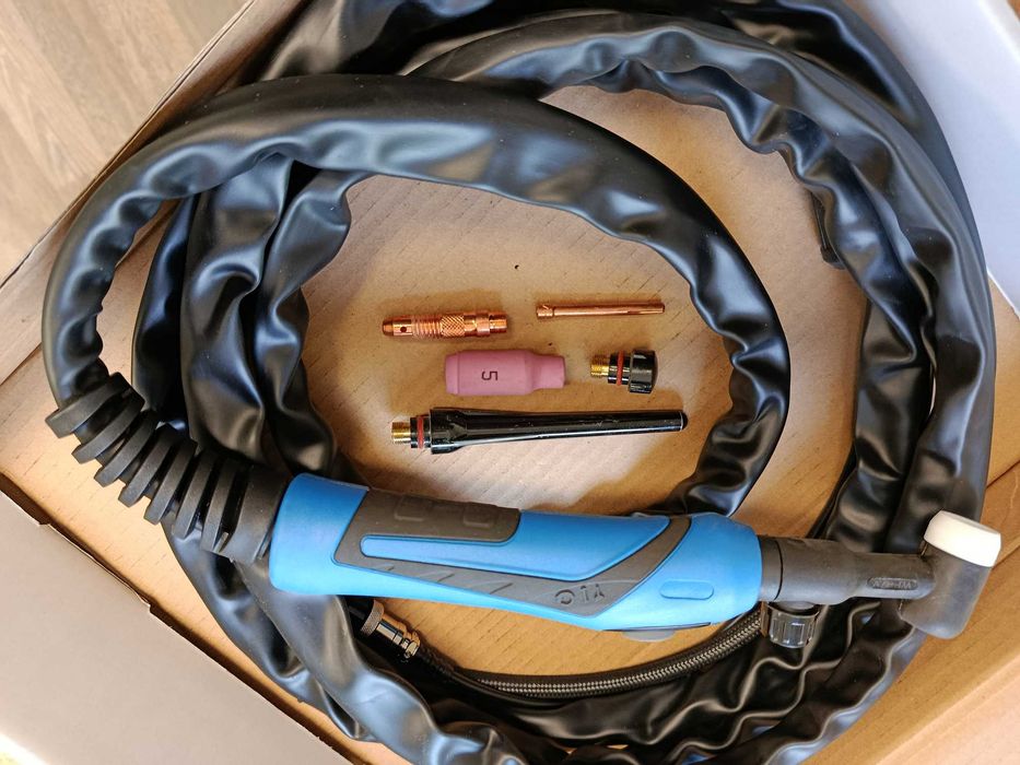 Uchwyt spawalniczy TIG 4m zaworek NOWY typ 17 duży lub mały wtyk 2-PIN