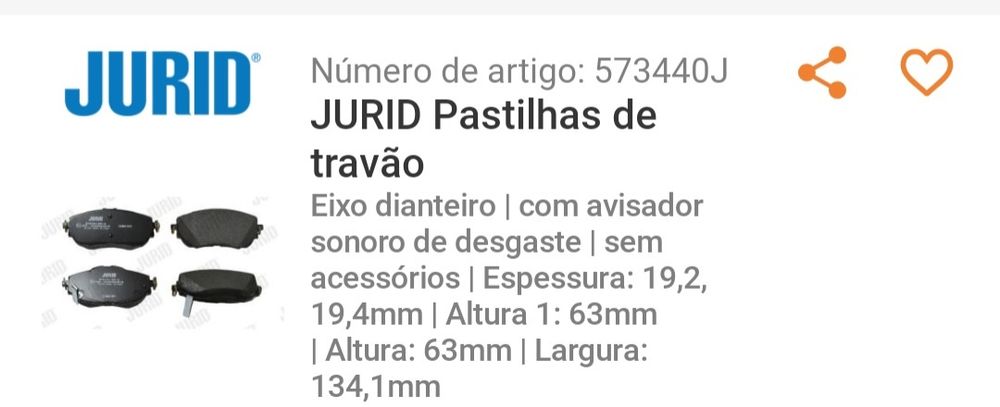 Discos e pastilhas dianteiro