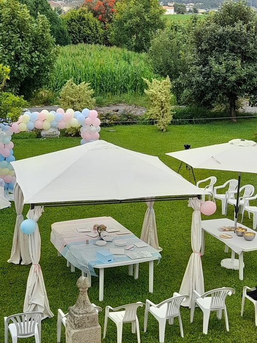 Festeja ao ar livre na Casa Jardim