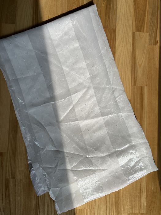 3 firanki na kółka białe