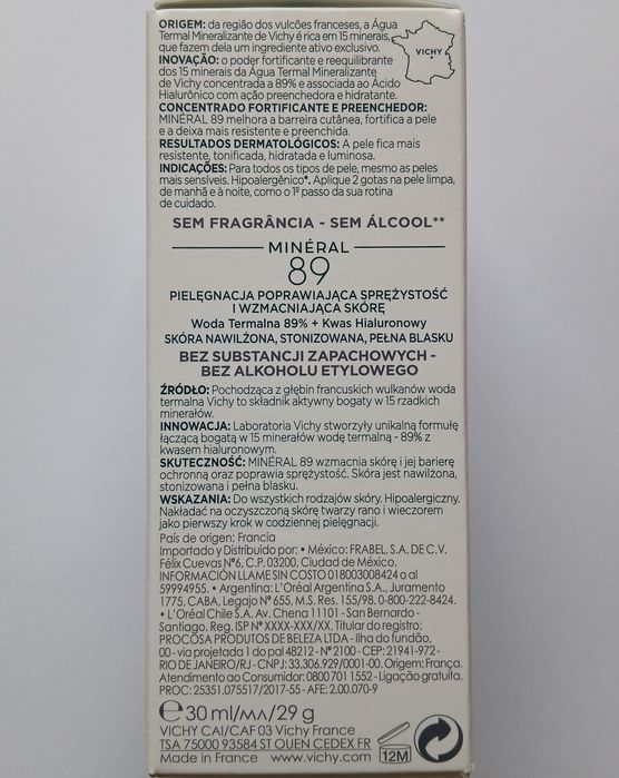 VICHY Mineral 89 Booster - serum nawilżające, 30 ml