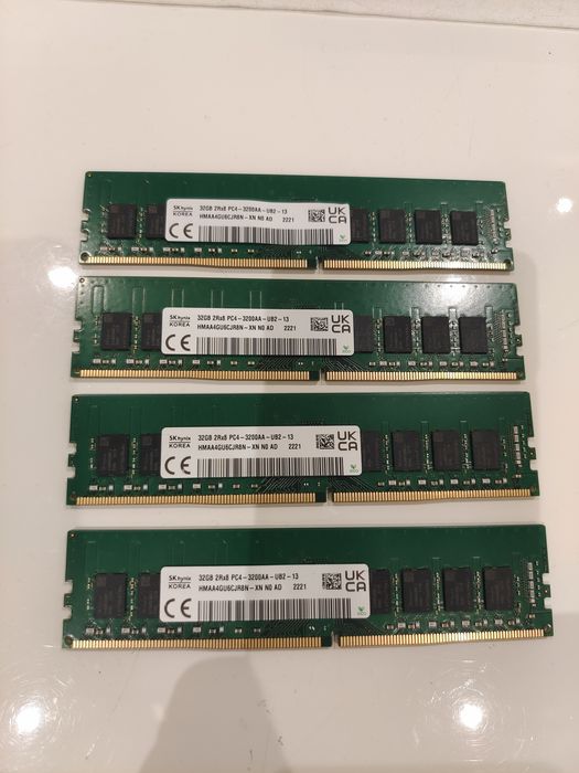 Ram ddr4 32gb x 4 Hynix