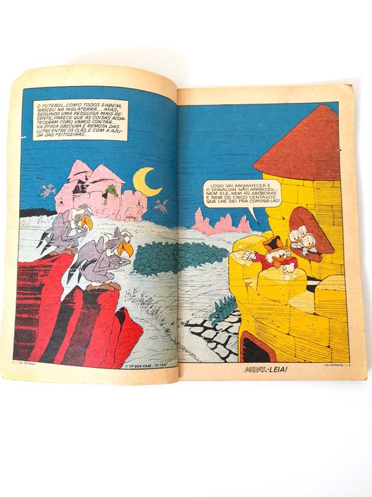 Livro BD Antiga Disney Anos 70 Tio Patinhas Ano XV Maio Número 154