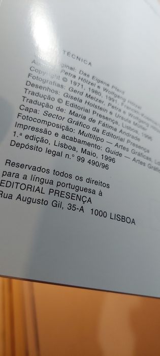 O Cavalo para Equitação - Petra, Wolfgang Hölzel