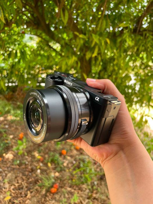 Sony ZV-E10 com lente do kit 16-50mm f/3.5-5.6