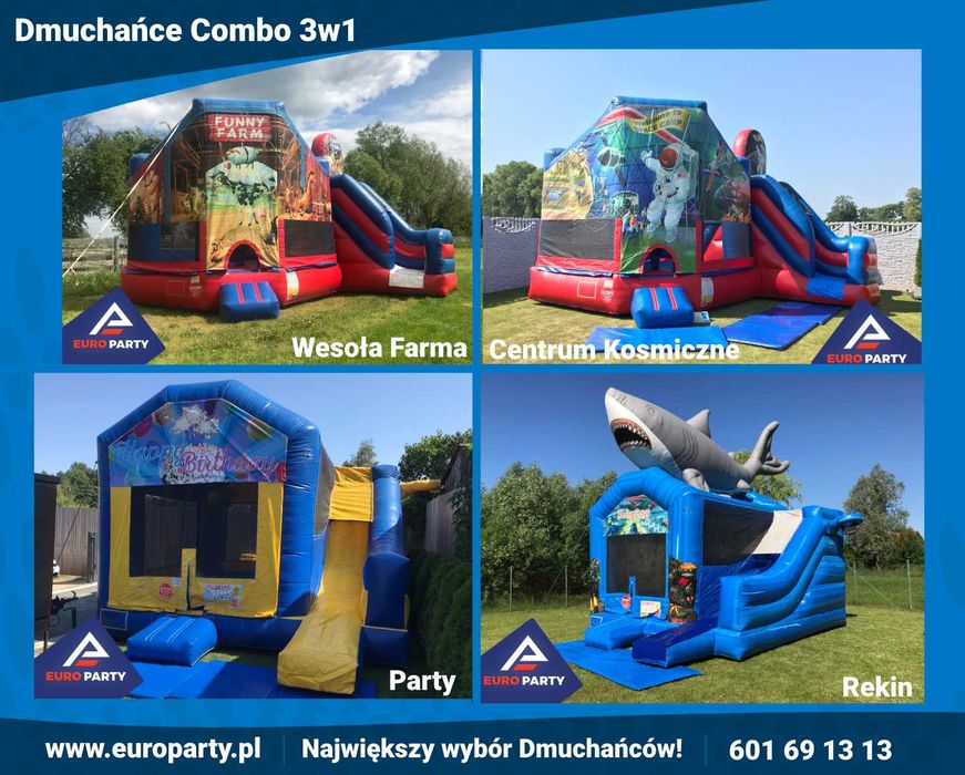 Dmuchańce wynajem zjeżdżalnia dmuchana dla dzieci plac zabaw