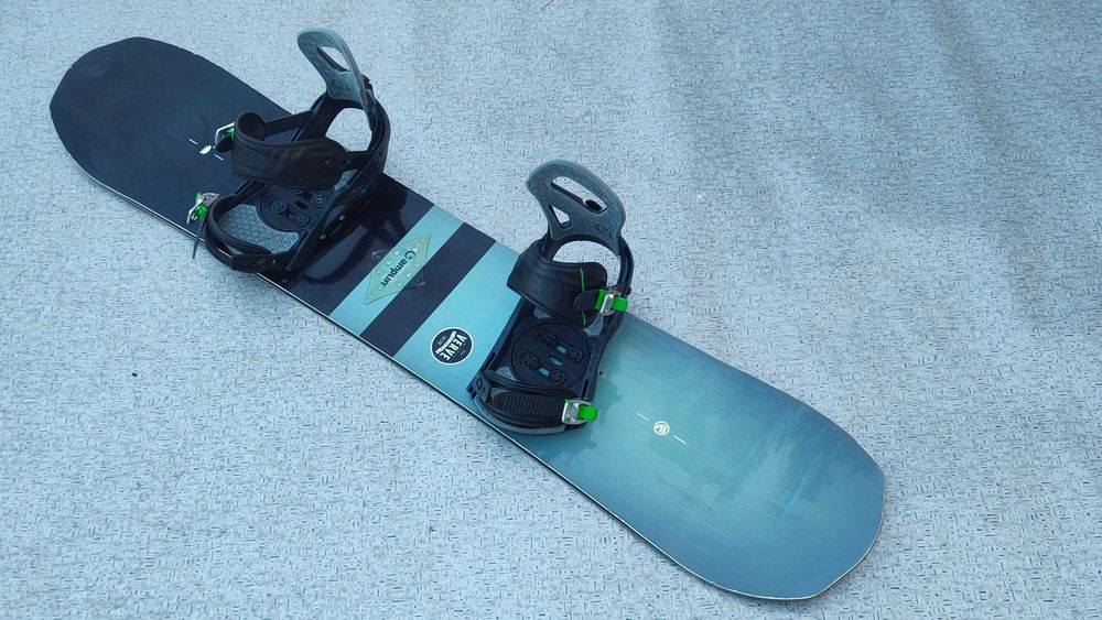 Fajna deska All-Mtn FLOW VERVE  135 cm + wiązanie NIDECKER! Rocker