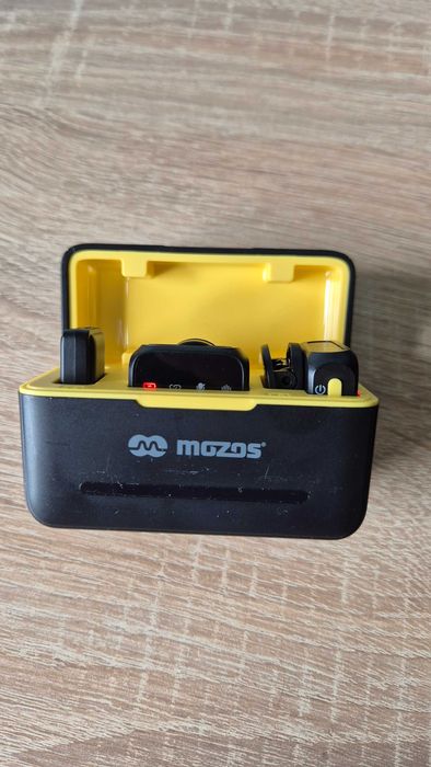 Mozos MX3-DUAL mikrofony bezprzewodowe 2.4GHz Bluetooth 5.3 redukcja szumów USB-C TX RX dla twórców zestaw