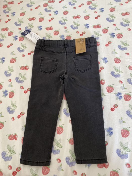 Calças de ganga strech - 24 meses