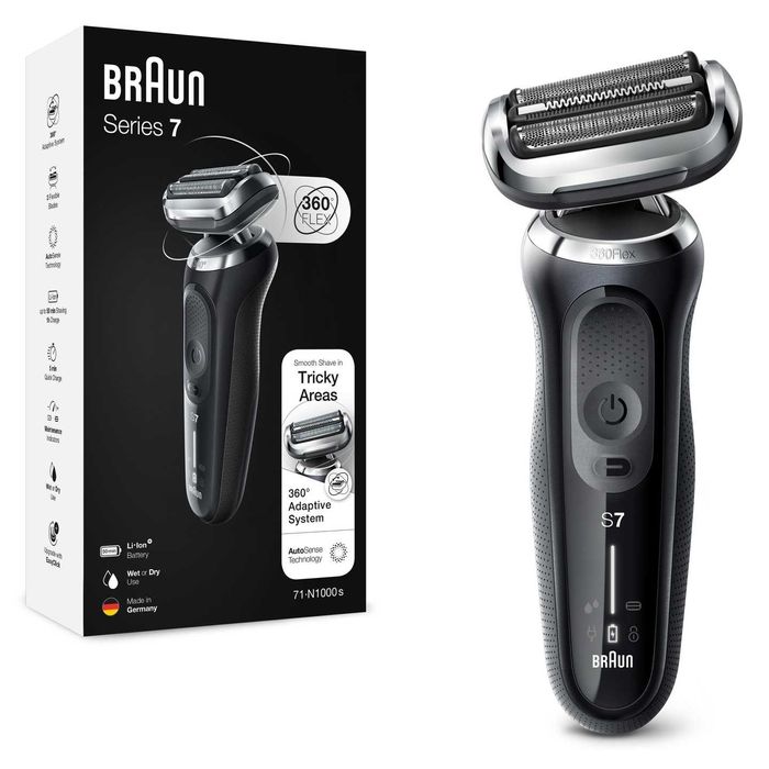 Braun Series 7 Shaver 71-N1000s BLK Golarka na mokro i na sucho