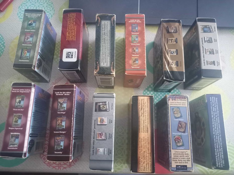 Caixas vazias MAgic the gathering