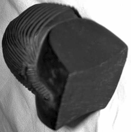 Czarny Kobalt Kolekcjonerska Figurka Egipski Faraon Popiersie Ceramika