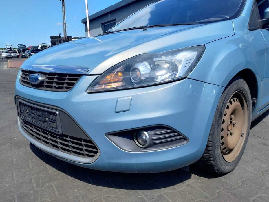 zderzak przód przedni kompletny pod Xenony Ford Focus MK2 lift lakier M8