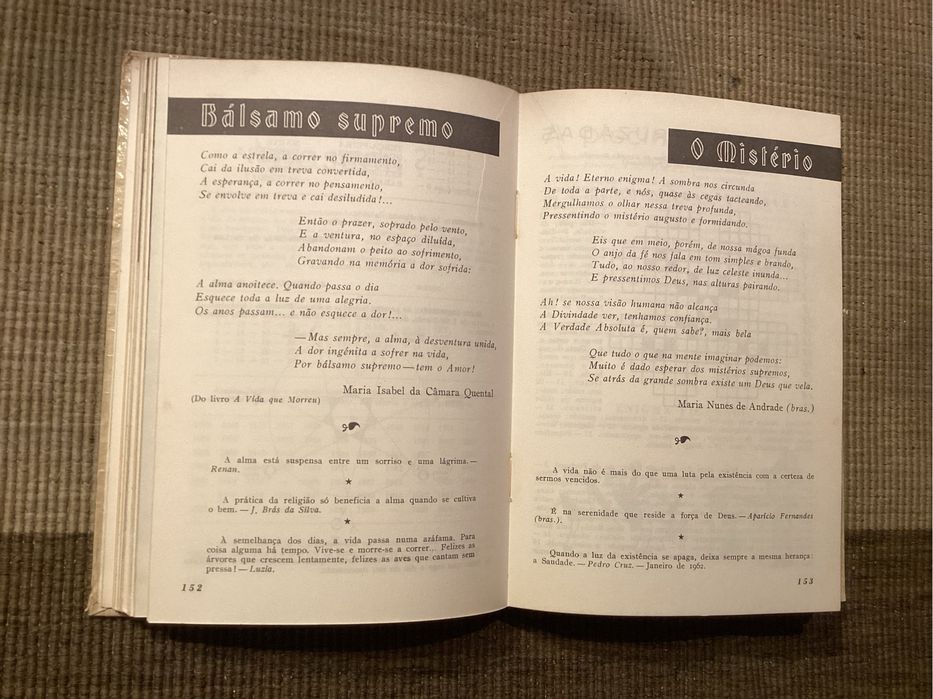 Livro Almanaque Bertrand 1963