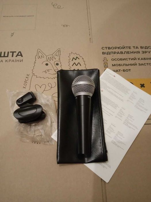 Новий шнуровий мікрофон SHURE SM58