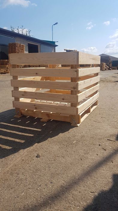 Skrzyniopalety drewniane 120x100x90 cm na kapustę oferty Łaszew