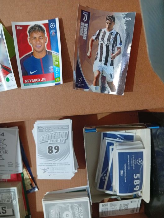 Lote de cromos futebol