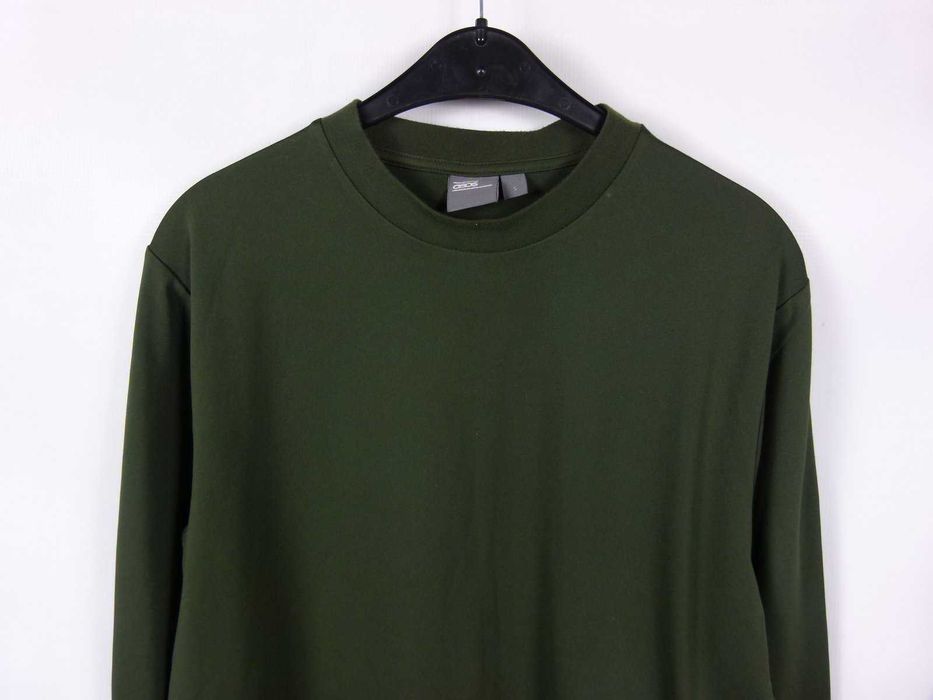 Asos cienka męska bluza khaki / S