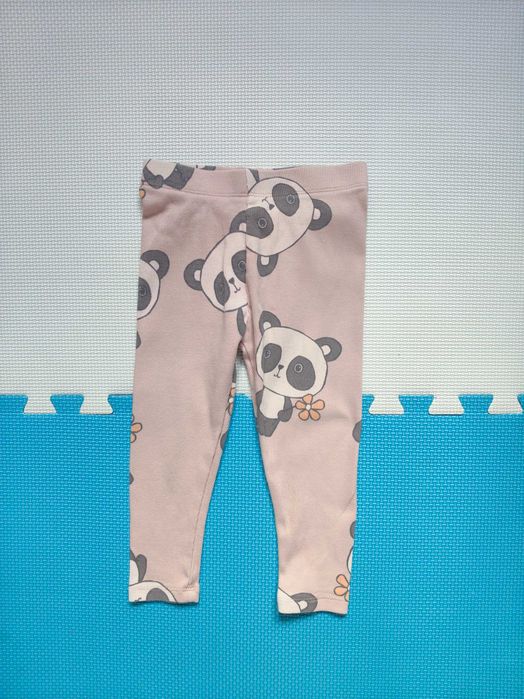 Legginsy leginsy getry spodnie z pandą panda Next 86-92