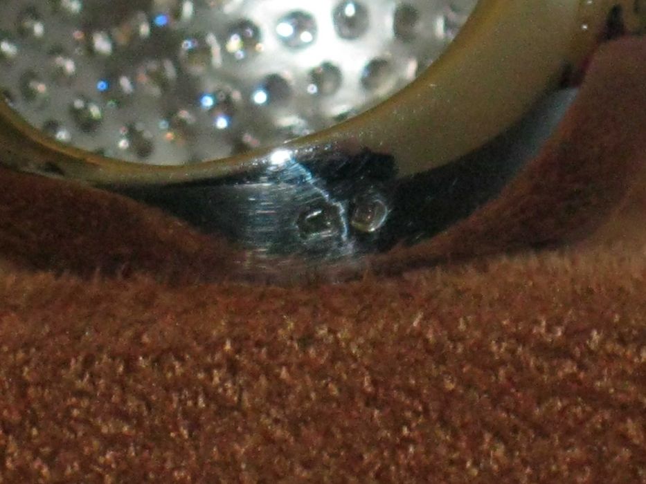 Anel Prata Maciça de Lei 925`/.. C/Contraste