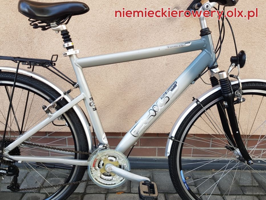 Rower męski trekkingowy PHIL koła 28 SHIMANO DEORE aluminium rabat