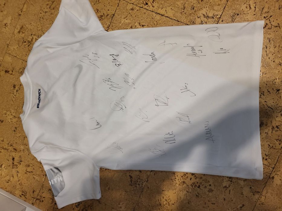 Koszulka Nike Heidenheim z autografami ŁKS Łódź