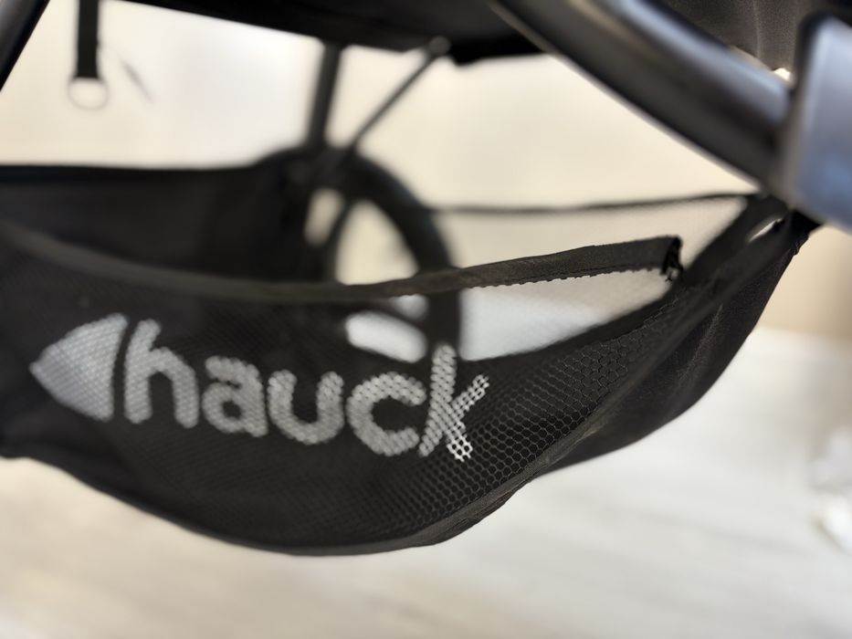 HAUCK RUNNER wózek spacerowy biegowy BLACK NEON 25 KG