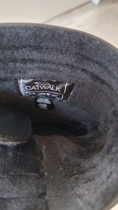 Trapery czarne na platformie 41