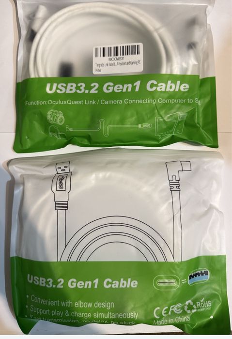 Кабель PowerPlant USB3.2 Gen1 Oculus 5м