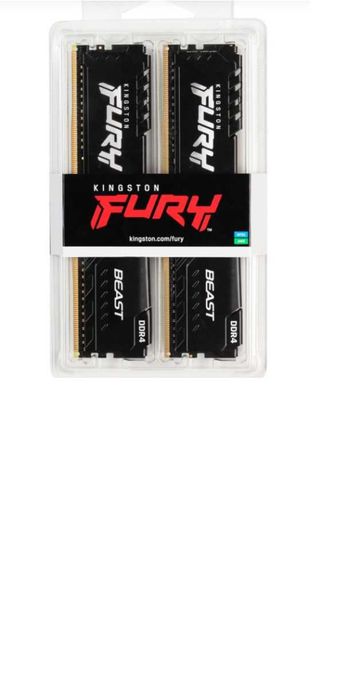 Оперативна пам’ять Kingston Fury 16GB (2х8) DDR4-3200 Нова з гарантією