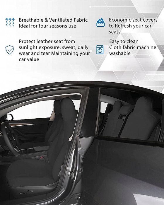 Pokrowce Samochodowe Na Siedzenia Do Tesla Model 3/2017, 2023 Toyoun
